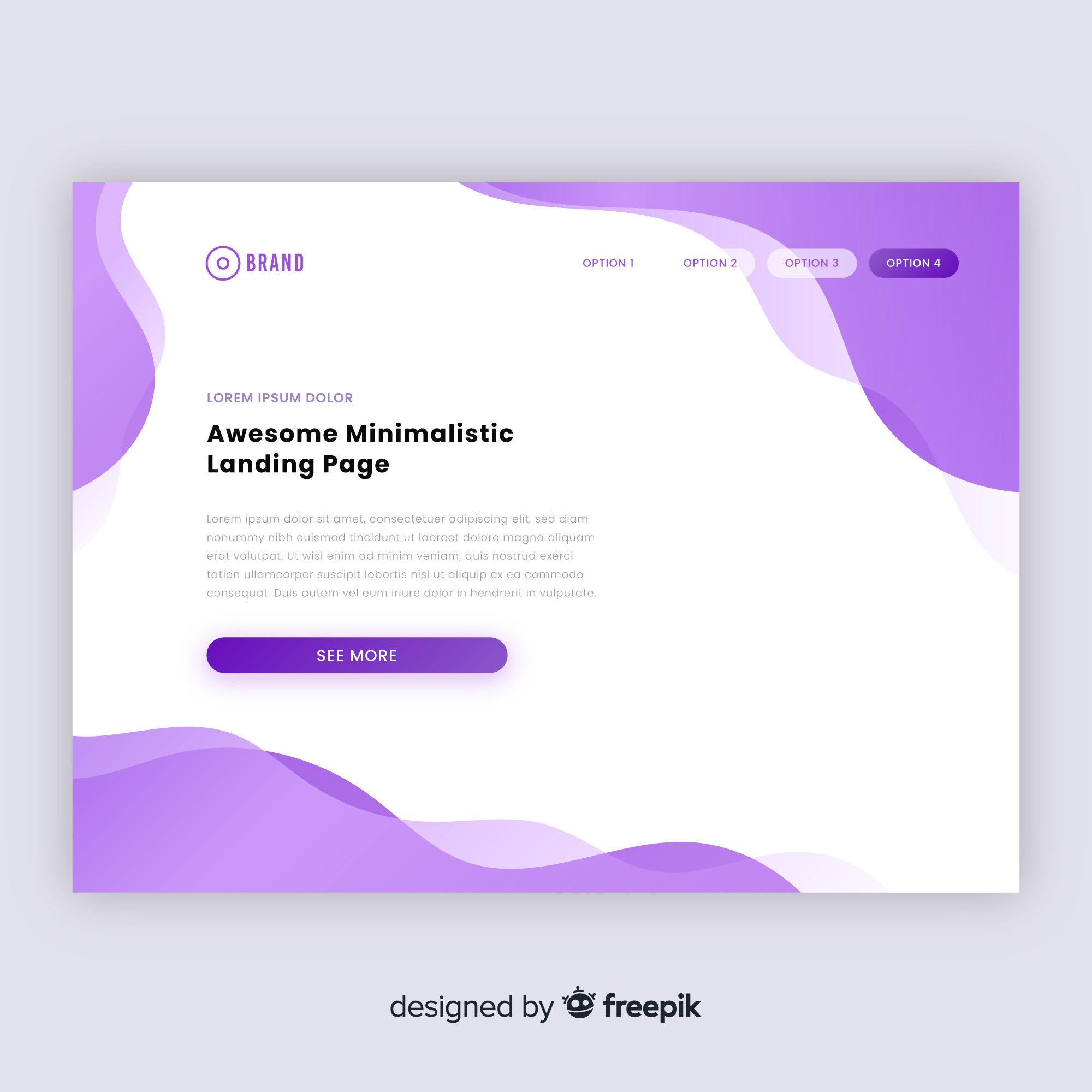A/B testing a landing page